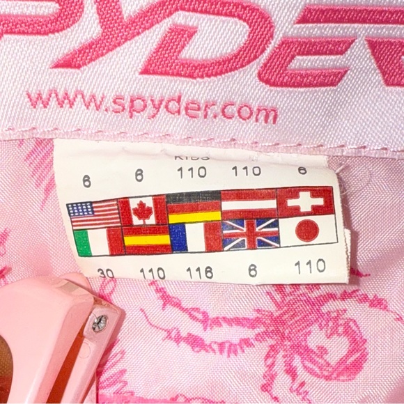 Spyder Pink Snowsuit with Hood Kids Size 6 Small to Tall - Picture 8 of 12